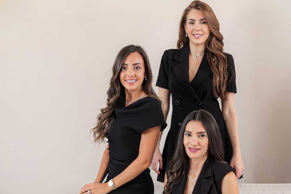 Dana, Zeina, and Lina Bate, Co-Founders of Medexa